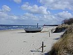 Boot am Strand / Foto: Wolgast