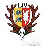 Schädel mit Geweih und Wappen
