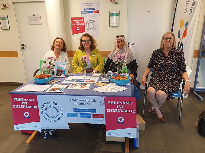 Koordinierungsstelle Integration, Ekaterina Filippova, Marta Litke, Muna Elamin, Cornelia Mayer- Schwab