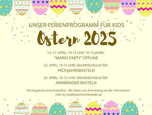 Osterferien in der Stabü (Foto: Stadtbücherei)