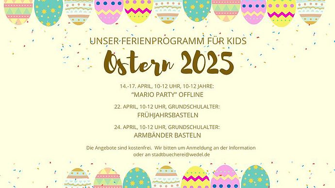 Osterferien in der Stabü (Foto: Stadtbücherei)