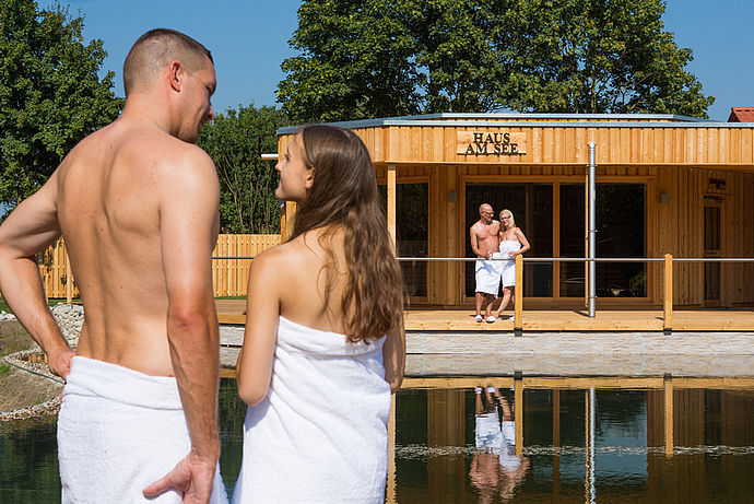 Die neue Sauna-Attraktion der BADEBUCHT: Das "Haus am See"