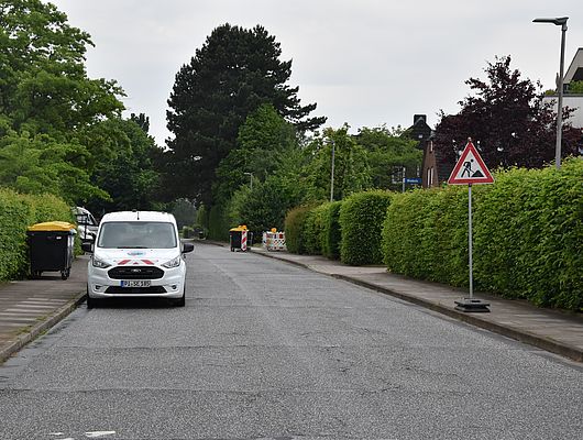Baustellen Stadtentwässerung Wedel