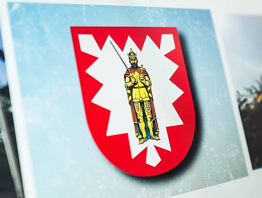 Das Wappen von Wedel