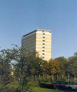 "Studentenhochhaus" in der Feldstraße 135