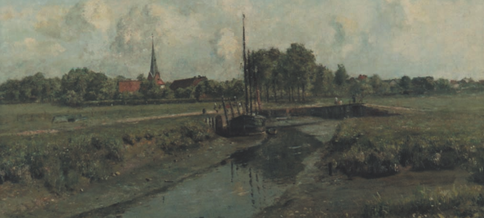 Rudolf Hockner "Alter Wedeler Hafen"