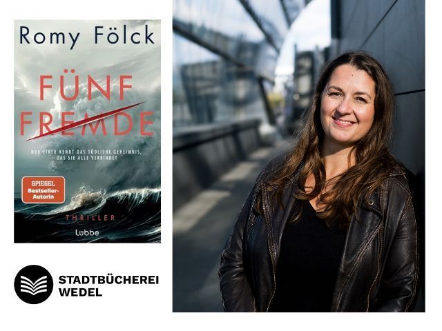Romy Fölck liest aus "Fünf Fremde" in der Bücherei (Copyright Bastei Lübbe AG und Kerstin Petermann)