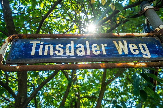 Der Tinsdaler Weg soll fahrradfreundlich ausgebaut werden. Foto: Stadt Wedel/Kamin