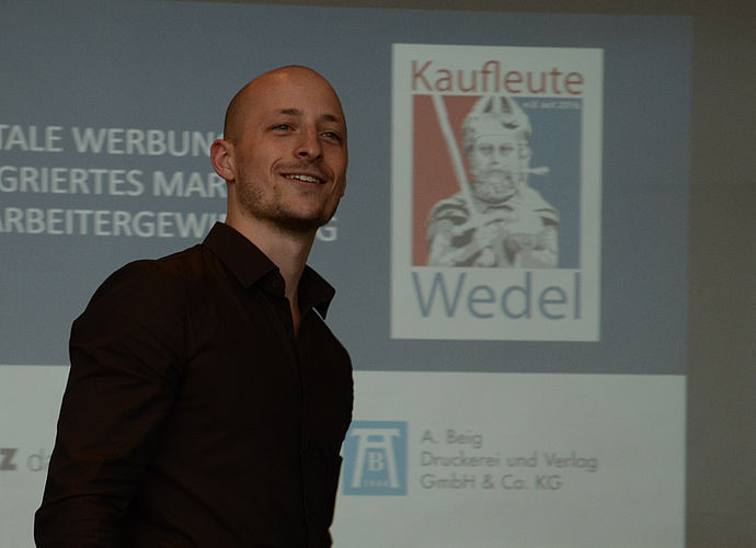 Pius Hummel vom Beig Verlag ein Marketing-Strategien-Portfolio für Unternehmen.