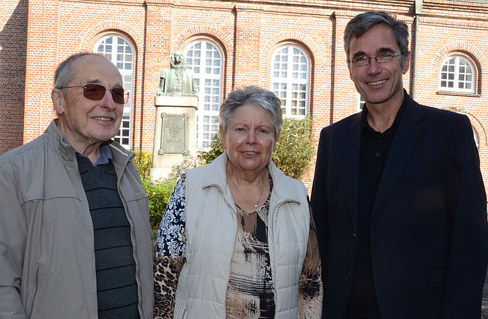Die Vorstandsmitglieder Erhard Felske (von links), Sabine Lüchau und Dr. Matthias Dworczack haben Großes vor - und freuen sich über jeden neuen Rist-Fan.