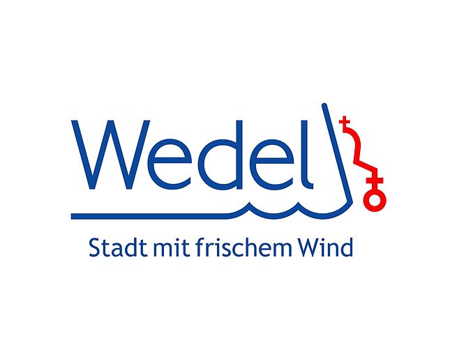 Das Verwaltungsgericht Schleswig hat die Anträge des Bürgermeisters in einem 22 seitigen Beschluss abgelehnt. Logo: Stadt Wedel