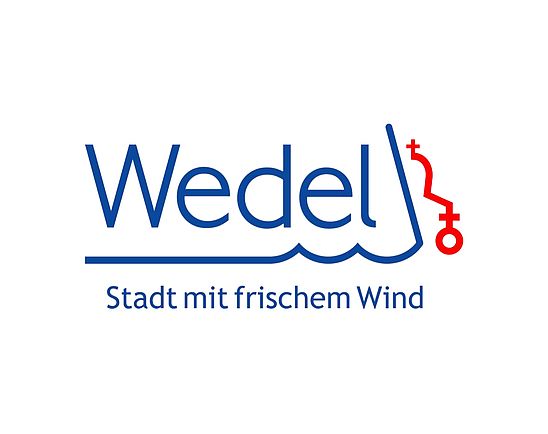 Das Verwaltungsgericht Schleswig hat die Anträge des Bürgermeisters in einem 22 seitigen Beschluss abgelehnt. Logo: Stadt Wedel