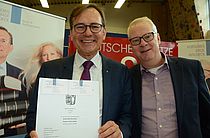 Damit es keinen Streit gibt: Notar Ralf Kornobis und Rechtsanwalt Oliver Käufer halfen beim Thema "Vorsorgevollmacht" weiter. 