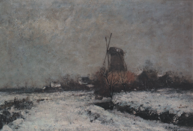 Rudolf Höckner, "Winterlandschaft"