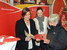 Die Kursana-Residenz liegt im Zentrum der Stadt - auch an ihrem Stand herrschte rege Nachfrage.