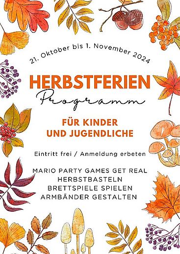 Die Bücherei lädt Kinder und Jugendliche in den Herbstferien zum Ferienprogramm ein (Foto: Stadtbücherei)