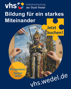 Cover des Programmheftes der Volkshochschule