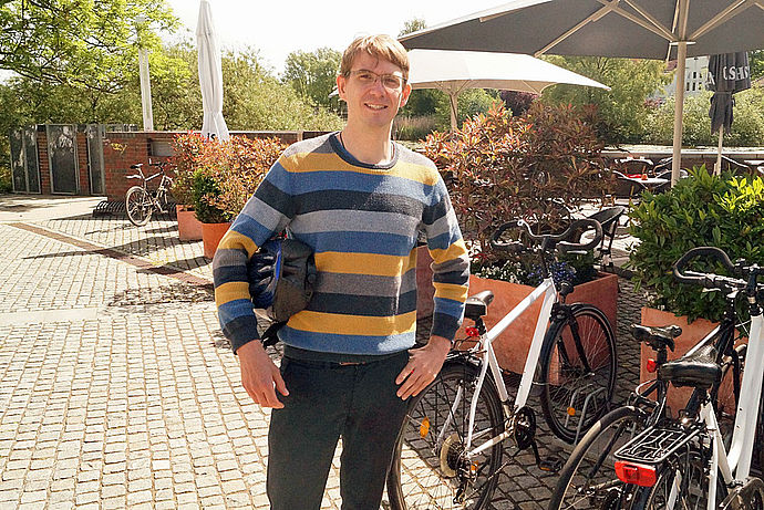 Christoph Wulf, Vereinsvorsitzender derRadgemeinschaft Wedel, möchte mit einem vielseitigen Programm viele Wedeler für das Fahrradfahren begeistern.