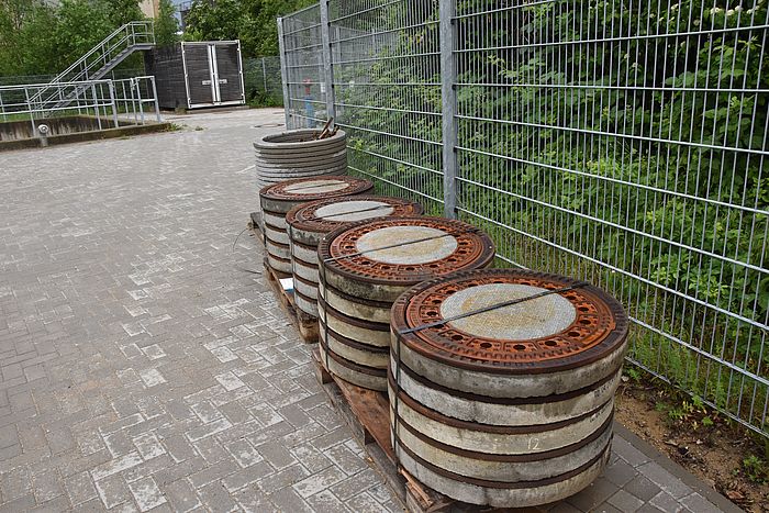 Reparatur von defekten Sielabdeckungen