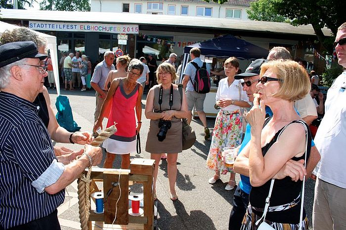 Heiße Fete am Elbhochufer - im Wortsinn! 